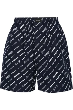 Balenciaga Logo-print cotton shorts