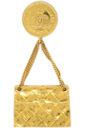 CHANEL 1990 Classic Flap Bag brooch