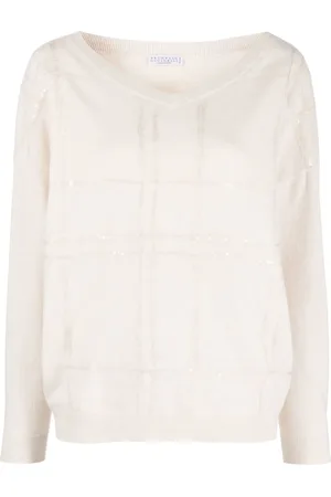Brunello Cucinelli V-neck cashmere jumper