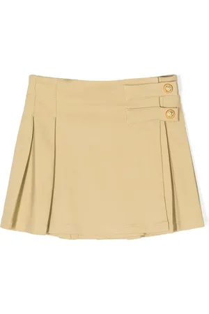 Balmain Buttoned pleated skirt