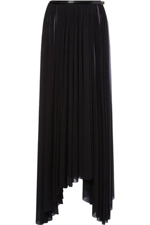 Serafini Semi-sheer wrap maxi skirt