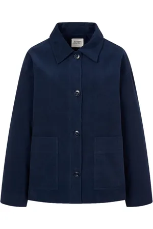 Studio Tomboy Corduroy spread-collar shirt jacket