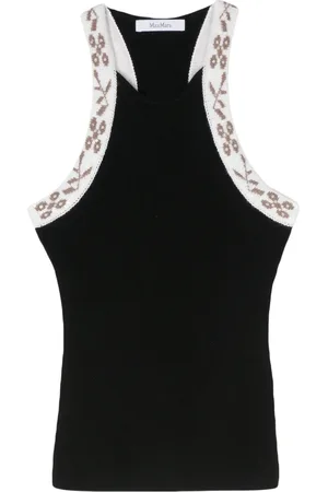 Max Mara Pleiadi sequin-embellishment top