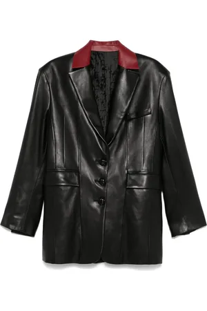 Paco rabanne Leather blazer