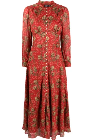 Ralph Lauren Floral-print cotton maxi dress