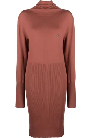 Vivienne Westwood Bea orb-embroidered knitted dress