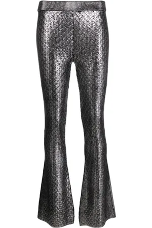 Paco rabanne High waist flared trousers