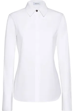 Salvatore Ferragamo Long-sleeved buttoned cotton shirt