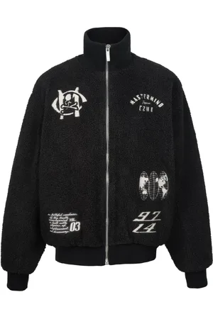 MASTERMIND JAPAN Logo-print textured jacket