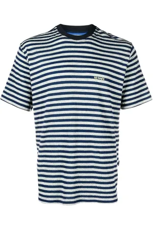 SUNNEI Logo-print striped T-shirt
