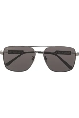Balenciaga Logo square sunglasses