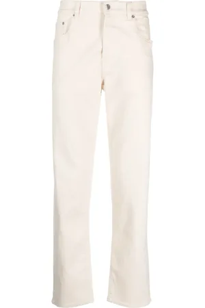 DEPARTMENT 5 Logo-appliqué high-rise jeans