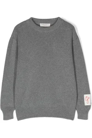 Golden Goose Logo-appliqué crew neck sweater