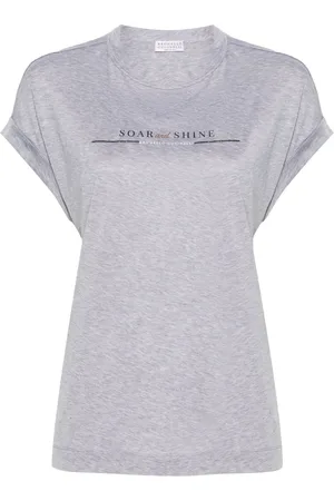 Brunello Cucinelli Logo-print cotton T-shirt