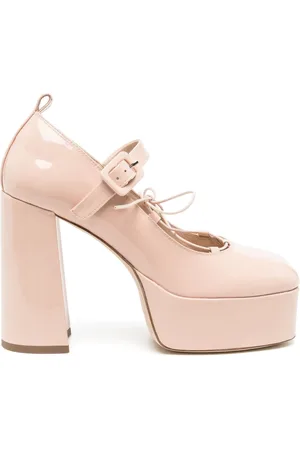 Simone Rocha Patent-leather platform pumps
