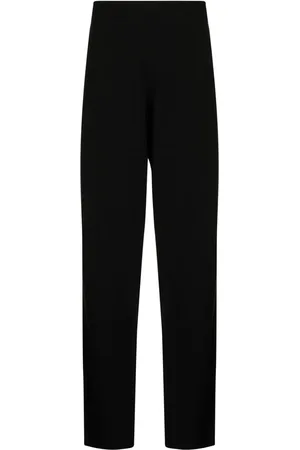 BRIONI Elasticated-waist cotton-cashmere blend trousers