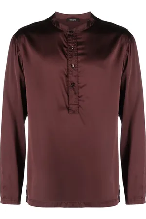 Tom Ford Henley silk pyjama top