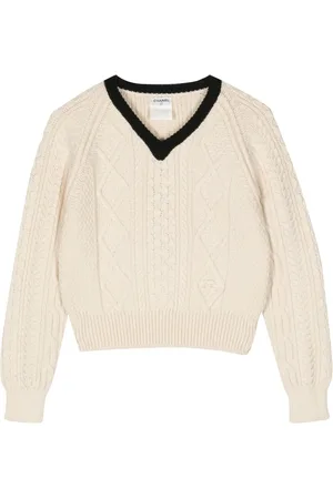 CHANEL 1996 V-neck jumper