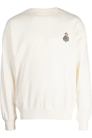 Musium Div. Logo-embroidered cotton sweatshirt