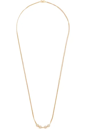 Dior Rhinestone-embellished chain necklace