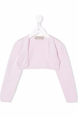 LA STUPENDERIA Knitted cropped cardigan