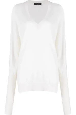 Fabiana Filippi V-neck fine-knit jumper