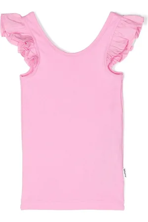 Molo Ruffled-trim ribbed vest