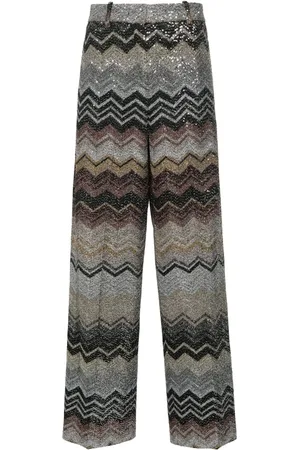 Missoni Lamé zigzag trousers