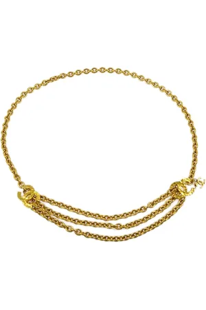 CHANEL 1990-2000s CC chain belt