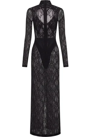 DION LEE Cut-out lace maxi dress