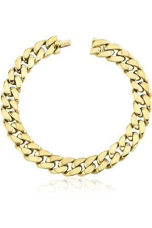 Shay 18kt yellow flat link bracelet