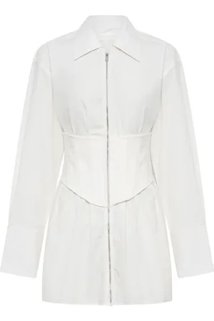 DION LEE Corset organic-cotton minidress