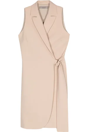 D.EXTERIOR Crepe wrap midi dress