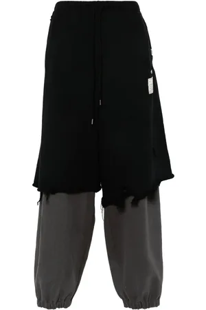 Maison Mihara Yasuhiro Layered track pants
