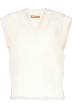 REJINA PYO Dan ribbed-knit wool top