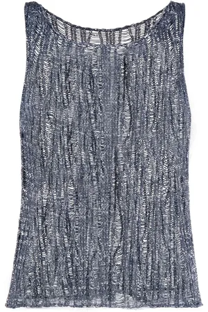 Voz Lace knit tank top