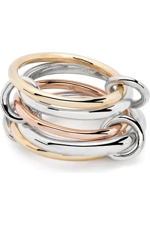 SPINELLI KILCOLLIN 18kt yellow and sterling silver Mila MX ring