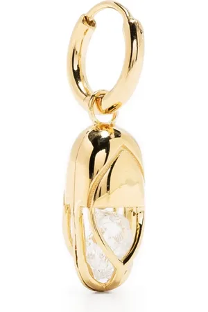 CAPSULE ELEVEN Capsule-Quartz hoop earrings