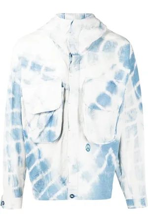 Story Forager tie-dye hooded jacket