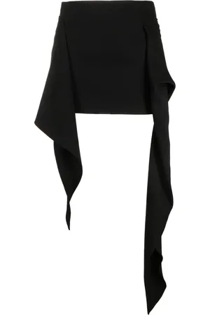 The Attico Riley asymmetric miniskirt
