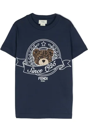 Fendi Logo-print cotton T-shirt