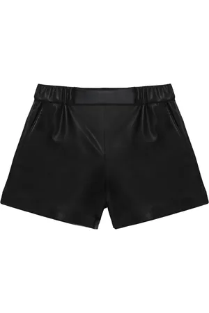 ANINE BING Koa faux leather shorts