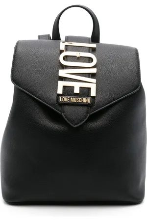 Moschino Logo-plaque backpack