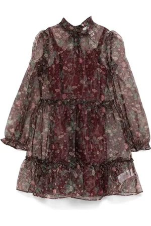 Ralph Lauren Floral-print organza mini dress