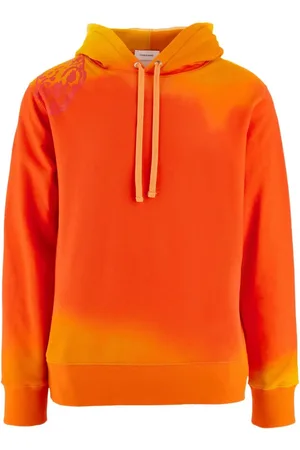Salvatore Ferragamo Sunset-print cotton hoodie