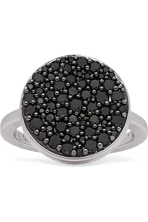 ALINKA 18kt white gold Black Caviar diamond ring