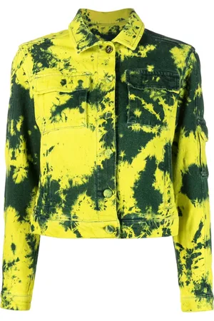 FERRARI Prancing Horse bleached-effect jacket