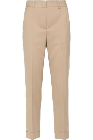 PESERICO SIGN Straight-leg tailored trousers