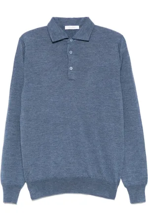 Cruciani Fine-knit polo shirt