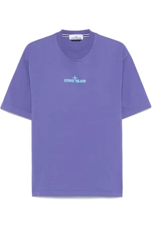 Stone Island Logo-embosseed T-shirt